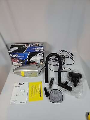 #ad #ad Shark Turbo Euro Pro X Hand Vacuum EP477 3 Silver Accessories And New Filter $39.99