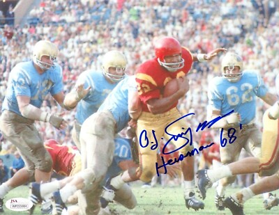 #ad #ad O.J. Simpson Autographed USC Trojans 8x10 Signed Photo Heisman 68 reprint $19.95