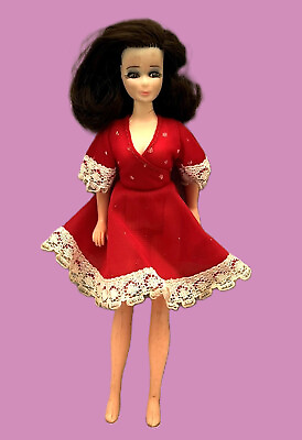 Vintage Topper Dawn Doll Maureen like Pippa Dress Brunette #ad GBP 36.95