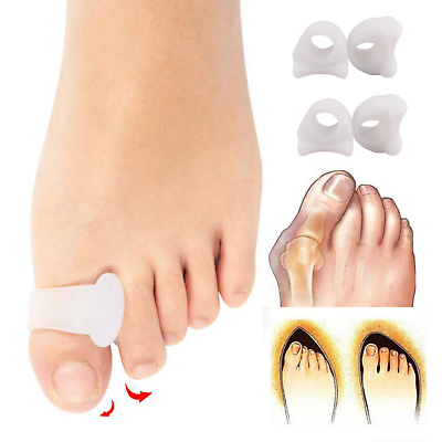 #ad Toe Separators Hammer Straightener 4 Pack Small and Medium for Crooked Toes $19.99
