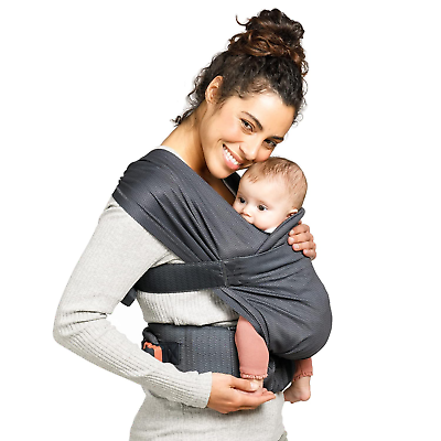 #ad Hug amp; Cuddle Adjustable Hybrid Wrap Black Soft and Simple Pressure Relief Ergo $109.88
