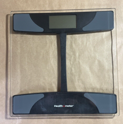 #ad #ad Health O Meter Clear Glass amp; Black Weight Tracking Digital Scale Sunbeam Tested $15.95