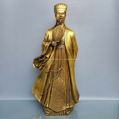 #ad 19#x27;#x27; brass a statesman and strategist prime minister of the Kingdom Zhuge Liang $476.28