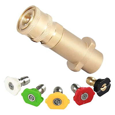 #ad Brass Pressure Washer Gun AdapterShort Pole for Karcher K SeriesK2K3K5K6K7 $16.89