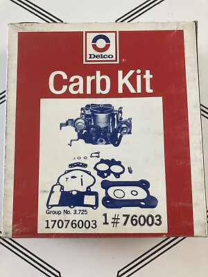 #ad Delco carb kit 17076003 $20.00