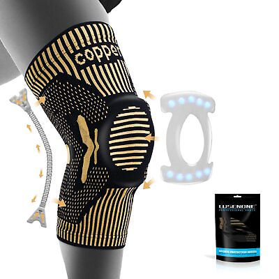 #ad Copper Knee Support for Women Men Knee Brace Compression Sleeve Support wit... $22.93