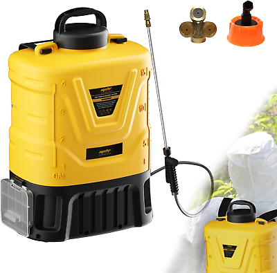 #ad Backpack Pump Sprayer 4 Gal 70 PSI Garden Sprayer Compatible with Dewalt Batte $216.88
