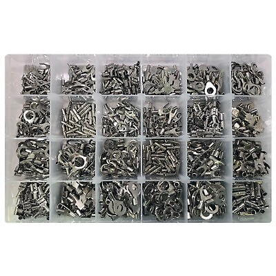 #ad #ad 1200 Piece High Temperature Non Insulated Wire Terminal Connector Assortment Kit $86.95