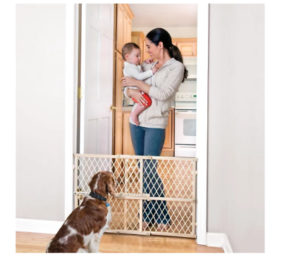 Pet Dog Gate Child Baby Safety Puppy Cat Door Expandable Barrier Plastic Fence #ad $20.90