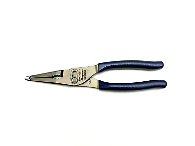 #ad Snap on Tools New LN47ACFMB Power Blue 9quot; Soft Grip Long Nose Slip Joint Pliers $94.99