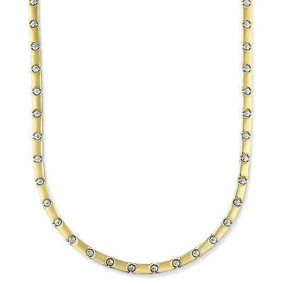 #ad 5.5mm Reversible Screw Link Design Chain Necklace Bonded 1 10th 10k Yellow Gold $349.99