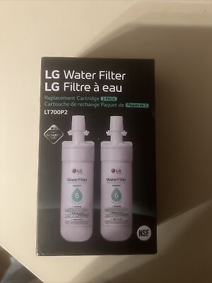 #ad lg LT700P ADQ36006101 Refrigerator Water Filter 2 Pack 2 LG Water Filters $70.00