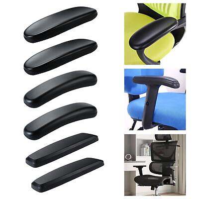 #ad 2x Comfort Desk Chair Armrest Pads Anti Slip Bottom Pressure Relief Gaming Chair $32.58