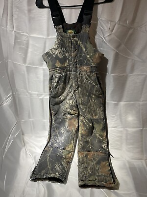 #ad Cabelas For Kids Insulated Camo Hunting Bibs Size Small Regular $33.74