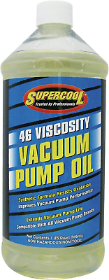 #ad 33713 46 Viscocity Synthetic Vacuum Pump Oil 32 Oz Packaging May Vary $18.62