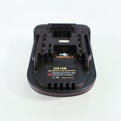 #ad Battery Adapter for DM18M Milwaukee 18V Battery Convert to for Makita 18V Tool $12.59