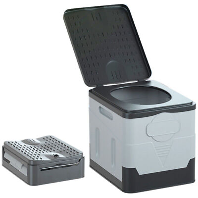 #ad 20ML Portable Folding Toilet Outdoor Travel Camping Potty Car Toilet Anti Odor $21.52
