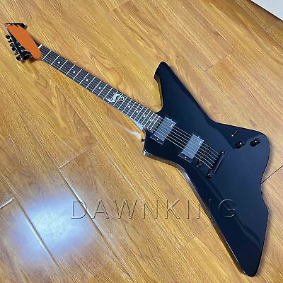 #ad Special shaped black electric guitar signature 6 string ready stock $304.00