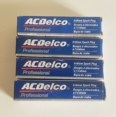 #ad ACDelco OEM Spark Plugs Iridium AC Delco Professional 41 101 New Lot of 4 $22.00