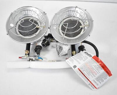 #ad ProCom PCTT30 Liquid Propane Dual Burner Heater Silver Lighting 30000 BTU H $74.99