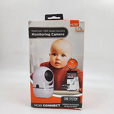 #ad MobiCam HDX Smart Baby Nursery Monitoring Camera Two Way Audio White $70.05