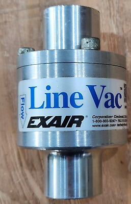 #ad Exair 6082 Compressed Air Operated Line Vac 25.9 SCFM 1 1 4quot; Hose $75.00