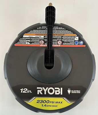 Ryobi 12 in Electric Pressure Washer Surface Cleaner Up To 2300 PSI RY31012 $34.99