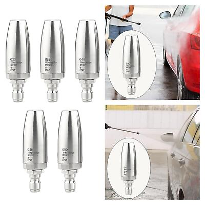 #ad Rotation Spray Turbo Nozzle for Pressure Washer Stainless Steel Multipurpose $18.34