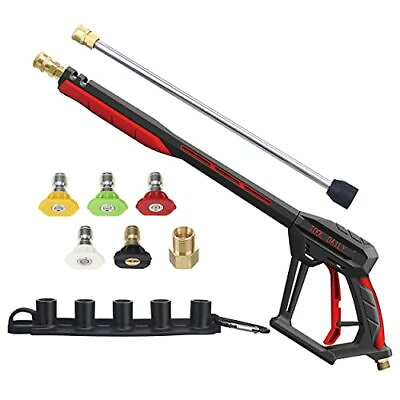 #ad Tool Daily Pressure Washer Gun with Replacement Extension Wand M22 14mm 15mm ... $52.19