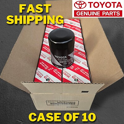 #ad 90915 YZZD3 x 10 Toyota Lexus TUNDRA TACOMA Oil Filters With Drain Plug Gaskets $59.68