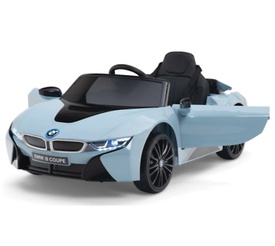 #ad #ad 12V 7AH BMW i8 Battery Operated SUV Ride On Car Sky Blue $219.99