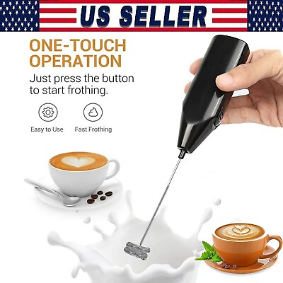 #ad Frother Electric Milk Mixer Drink Foamer Coffee Egg Beater Whisk Latte Stirrer $4.78