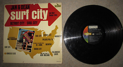 #ad Surf City amp; Other Swingin#x27; Cities by Jan amp; Dean vinyl LP album Liberty LRP 3314 $24.99