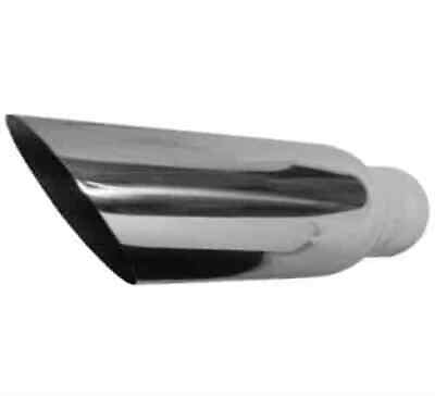 #ad Jones Exhaust J8015AC Chrome Stainless Steel Exhaust Tip Angle Tip 6 Tip Diamete $46.99
