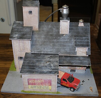 #ad O Gauge Model Menards Feed and Seed Building Very Rare READ $189.76