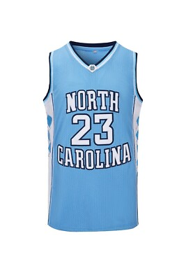 #ad Throwback North Carolina #23 Jordan Basketball Jersey Adult Youth Kids Size $17.99