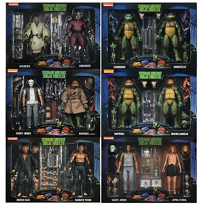 #ad TMNT NECA Teenage Mutant Ninja Turtles 1990 Movie Action Figures You Choose $34.95