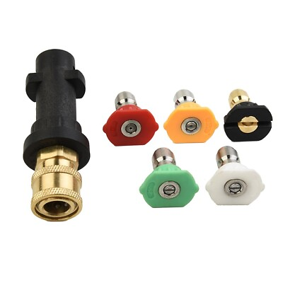 #ad Pressure Washer Spray Nozzles Adapter For Karcher K Series 1 4 Quick Connect $21.43