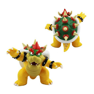 #ad Super Mario Bros Brothers Bowser King Koopa Action Figures Toy Gift Collection $13.99