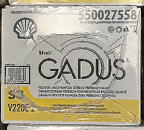 #ad SHELL GADUS S3 V220C 2 PREMIUM MULTIPURPOSE EXTREME PRESSURE GREASE 10 PK 14.1oz $99.87