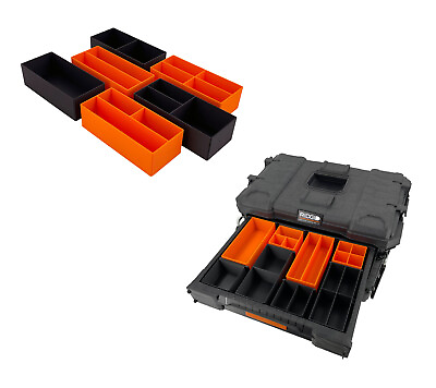 #ad Ridgid 2.0 Pro Gear 3 Drawer Tool Organizer Box Compatible Medium Nesting Bins $8.99