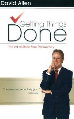 #ad Getting Things Done: The Art of Stress Free Productivity Hardcover GOOD $4.07