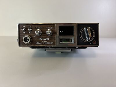 #ad Vintage 1977 Royce 1 680 Module Transceiver w Bracket Untested Squelch $19.95