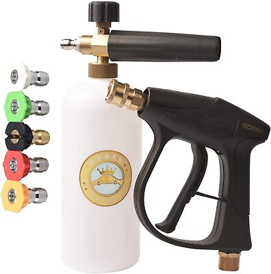 #ad Pressure Washer Gun Foam Lance Cannon Foam Blaster Nozzle Tip 3000PSI NEWEST $46.74