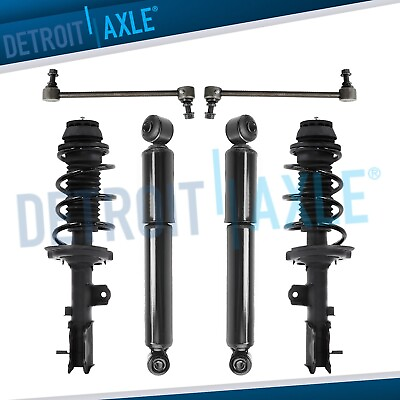 #ad Front Struts amp; Coil Spring Rear Shocks Sway Bars for 2012 2017 Hyundai Accent $164.34