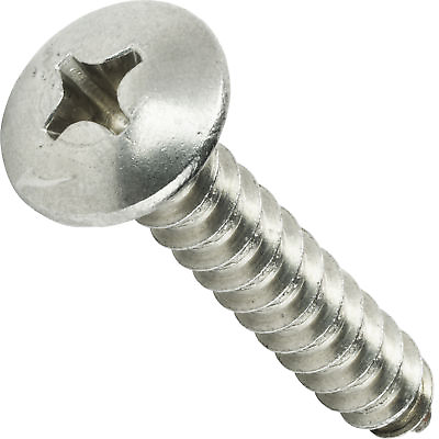 #ad #4 x 1 2quot; Truss Head Sheet Metal Screws Self Tapping Stainless Steel Qty 100 $9.92