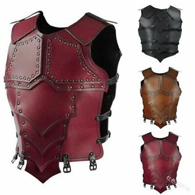 #ad Men Medieval Body Armor Roman Knight Warrior Cosplay Costume Halloween Clubwear $64.79