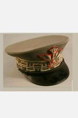 #ad WWII Italian General Cap all sizes available replica $79.00