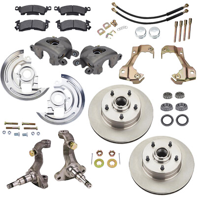#ad Speedway Motors Deluxe 1964 74 GM Car Front Spindle and Disc Brake Kit $419.99