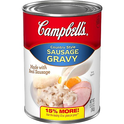 #ad Campbell#x27;s Country Style Sausage Gravy 13.8 Oz Can. Free shipping $4.99